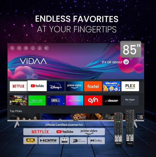 تلفزيون نوبل دايموند الذكي مقاس 85 بوصة