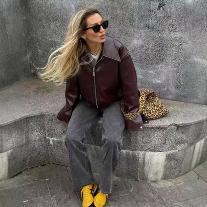 Julien® | Blouson Intemporel en Similicuir